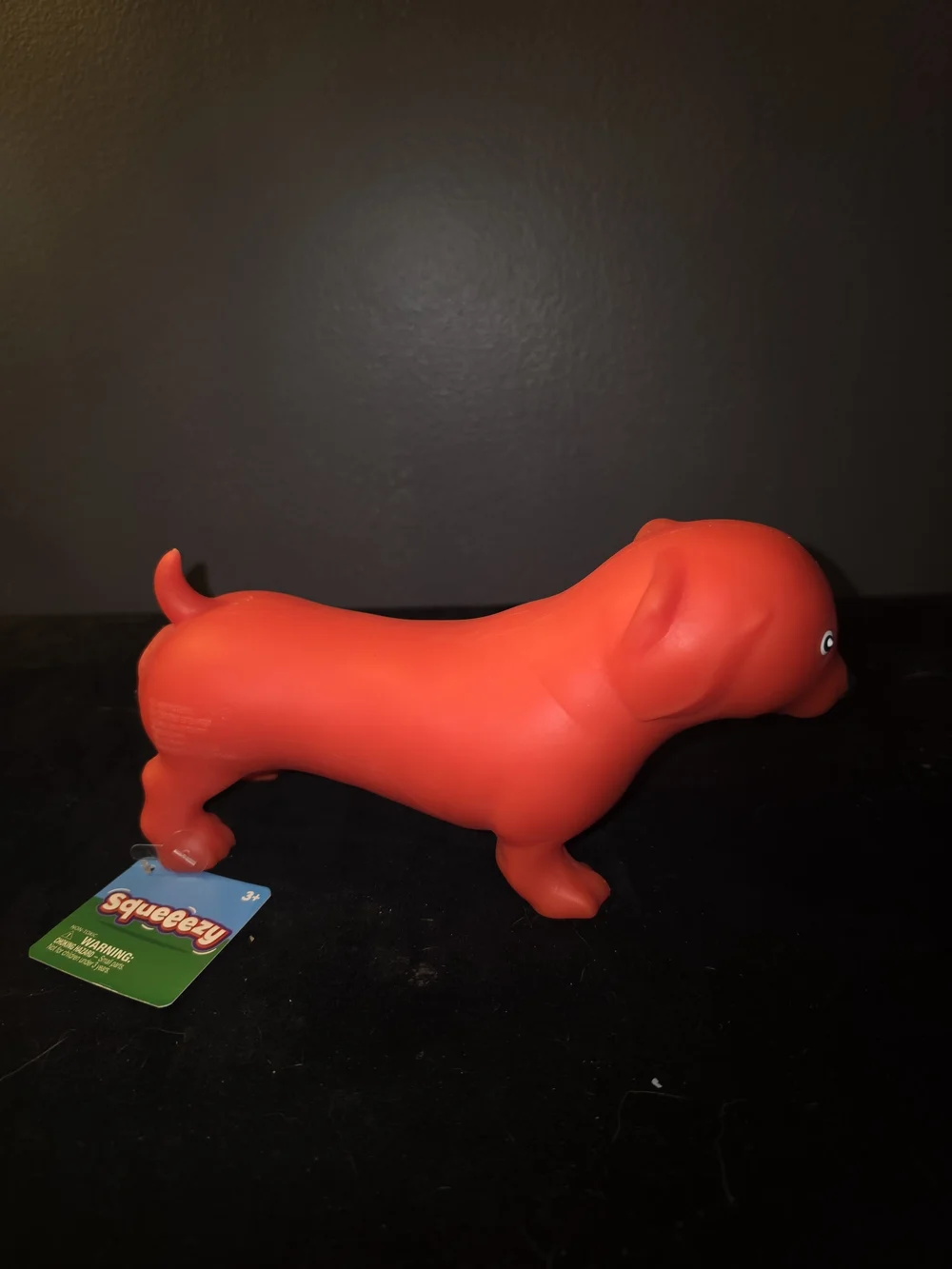 Sunny Days Squeeezy Red Dachshund Wiener Dog Squishy Fidget Toy NWT